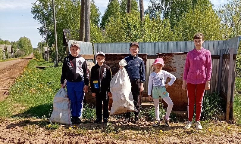 Акция &amp;quot;Чистая деревня&amp;quot;.